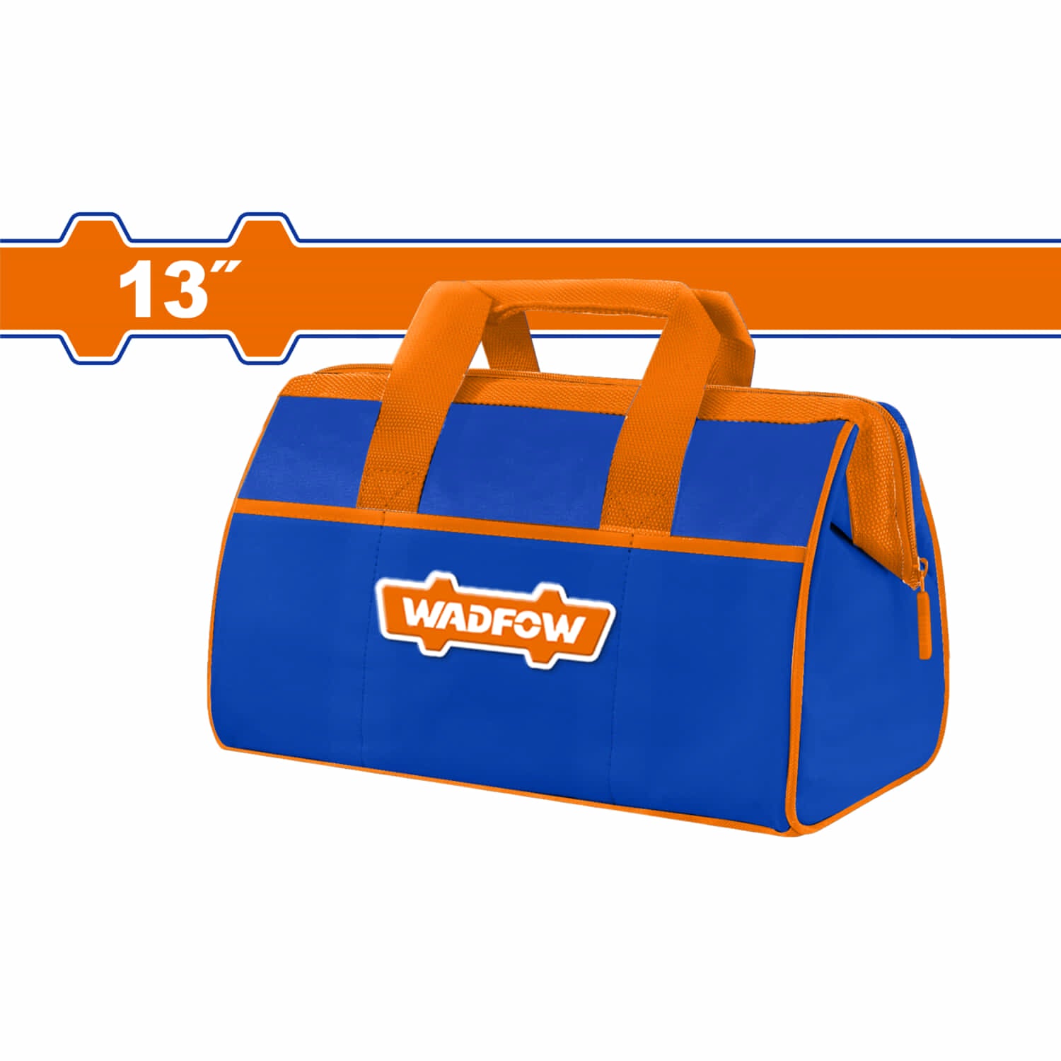 Bolsa de herramientas de 13" Carga máxima: 8Kg. Con 3 bolsillos exteriores. Apertura fácil. Bolso caja de herramientas