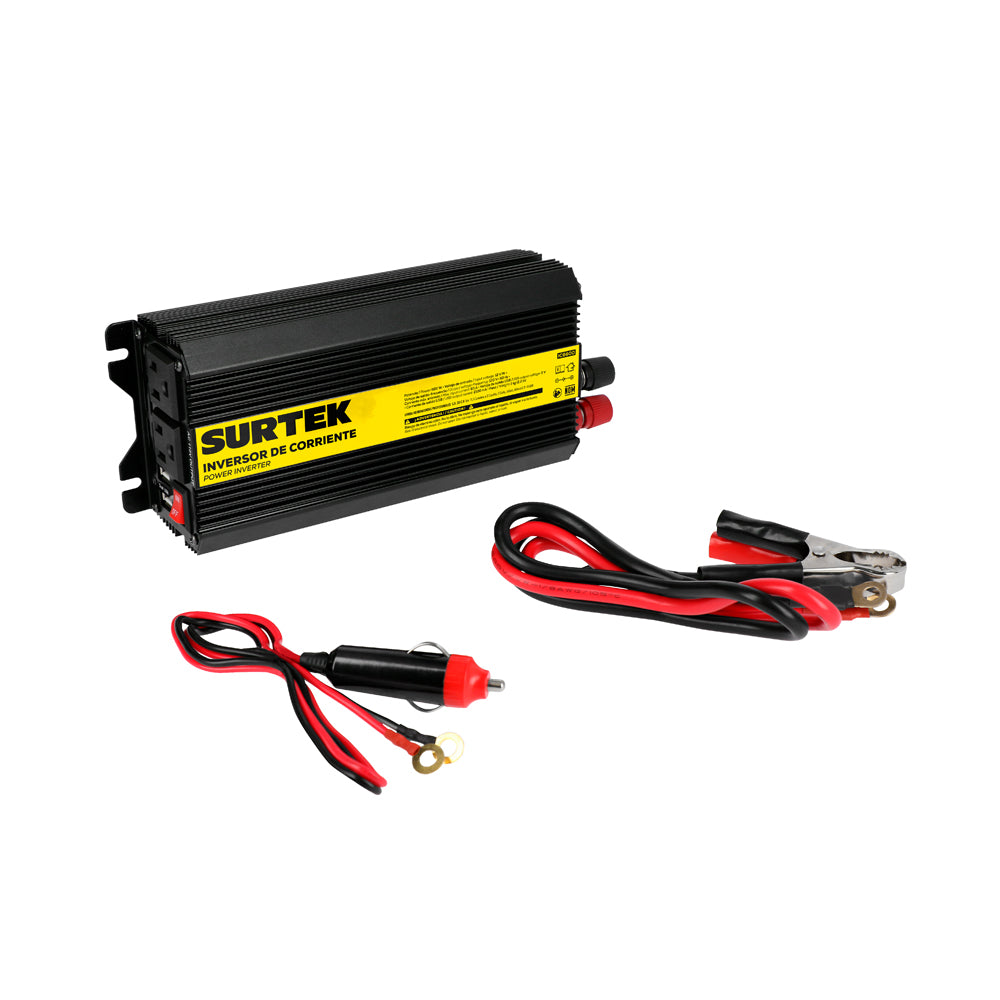 Inversor corriente DC-AC,12 V DC - 120 V AC, 600 W