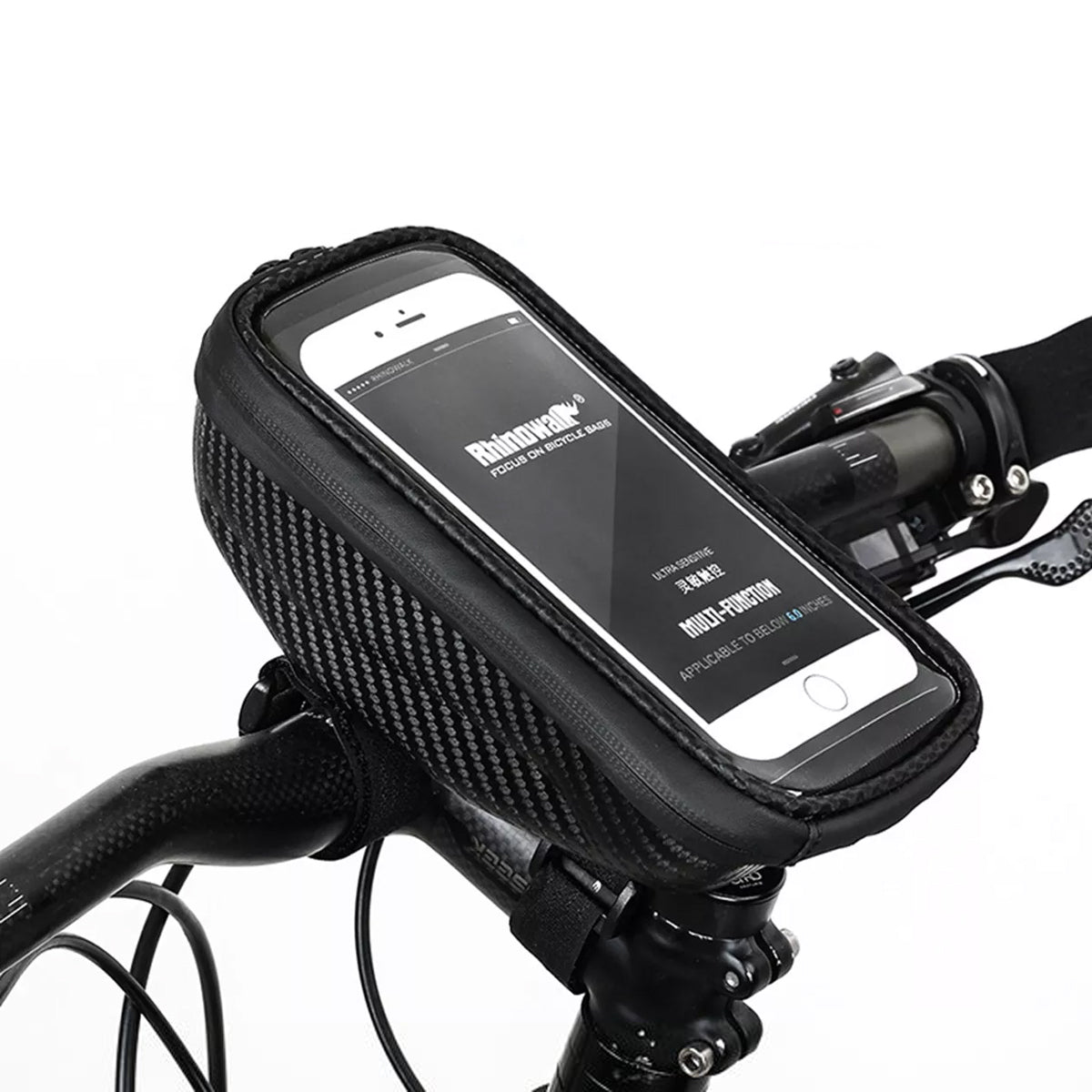 Estuche porta celular para manubrio de bicicleta Rhinowalk
