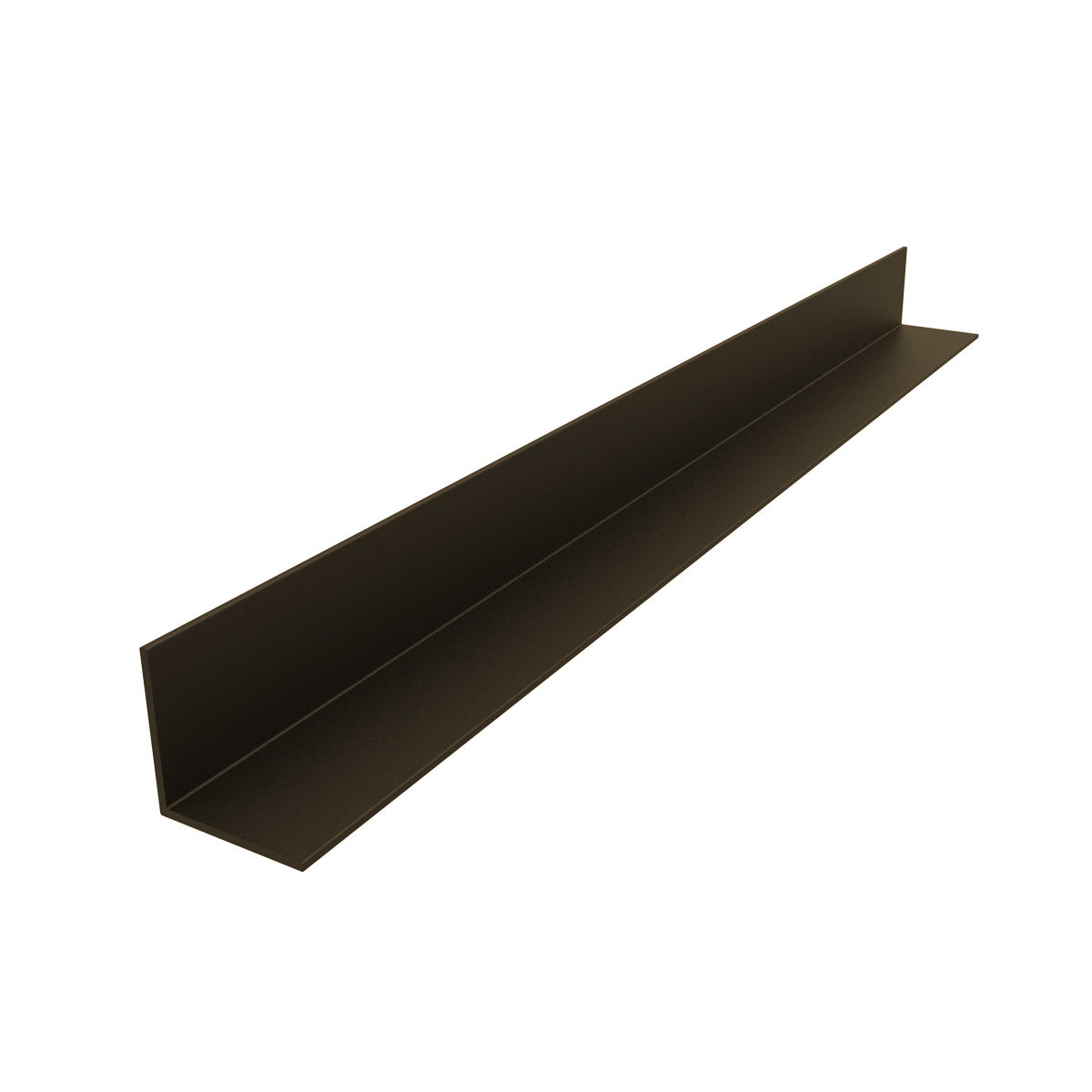 AR-4 Angulo de 1" x 1" Espesor 1.4 mm. Largo 5.85 mts. Acabado Anodizado Bronce 15 Micron