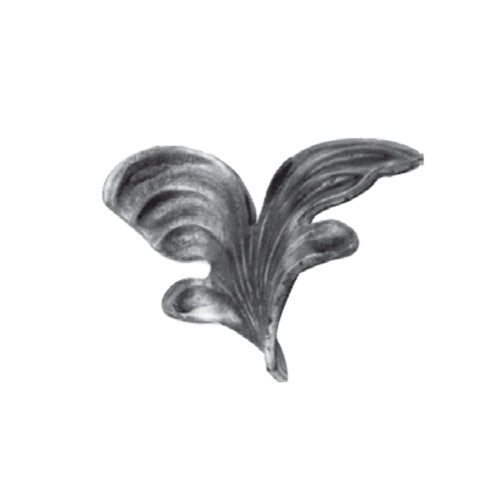 HOJAS. Hierro forjado, 70 x 60 mm