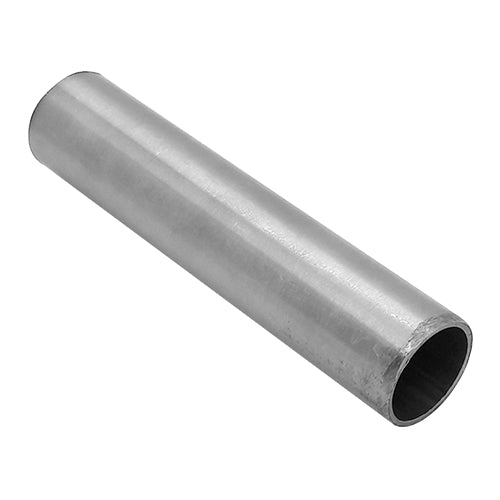 Tubo redondo satinado de 1" para sistema slider espesor de 2.00 mm. 6 metros de largo.