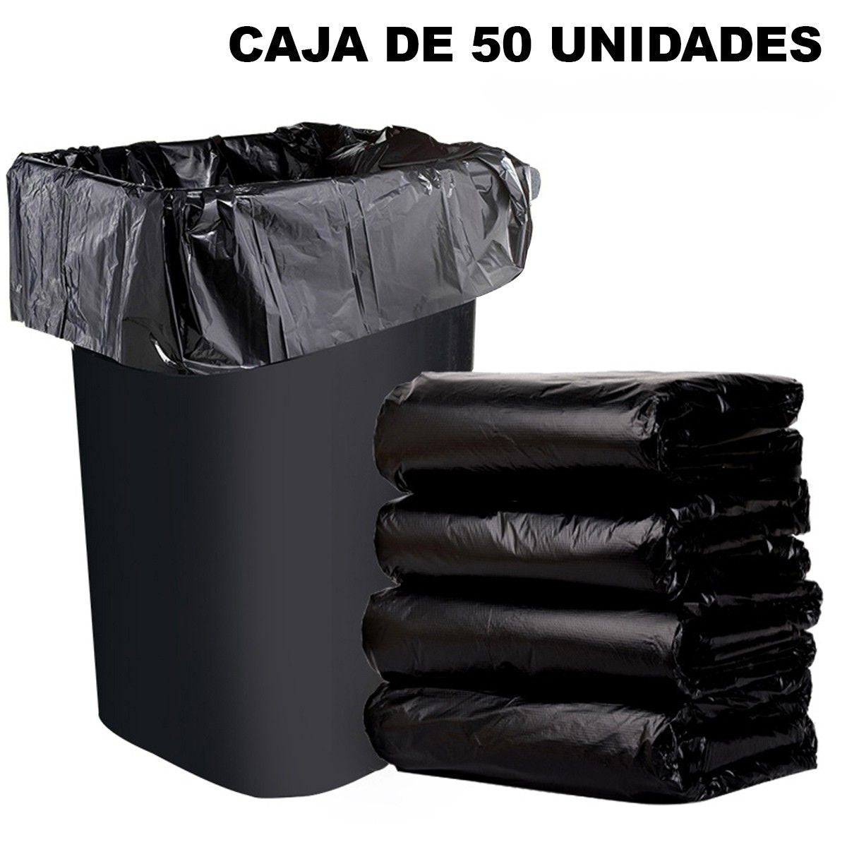 (Paquete 50 unid) Bolsas de basura