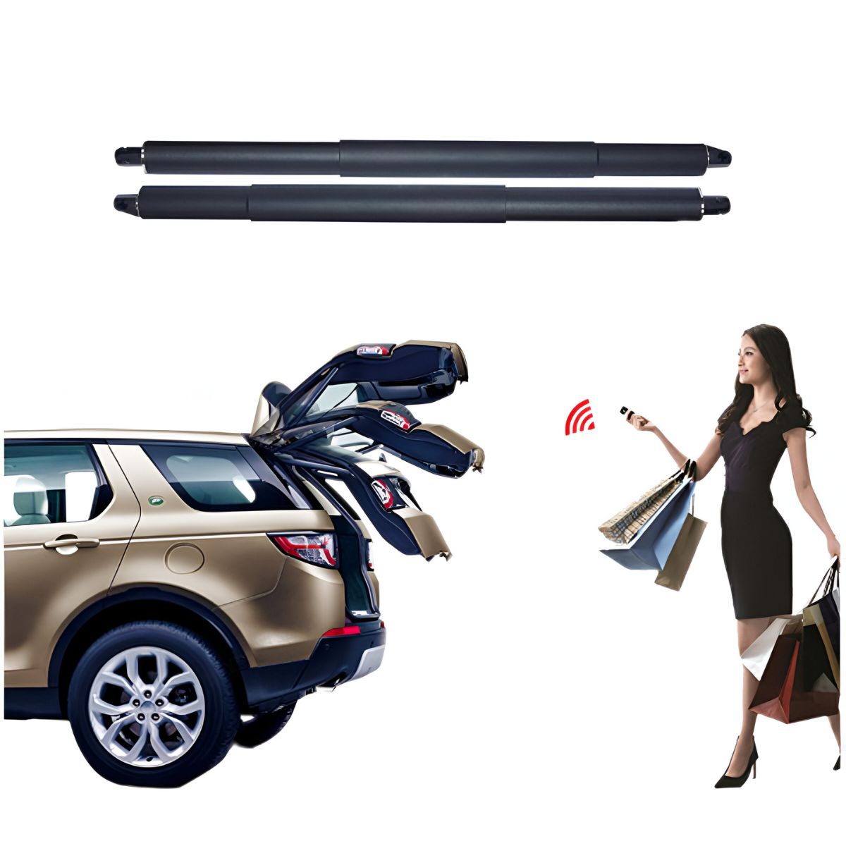 Accesorio extra para automatizar Puerta Trasera del Maletero con Motor Silencioso y Amortiguadores Avanzados. Para Forthing T5 EVO/ Friday