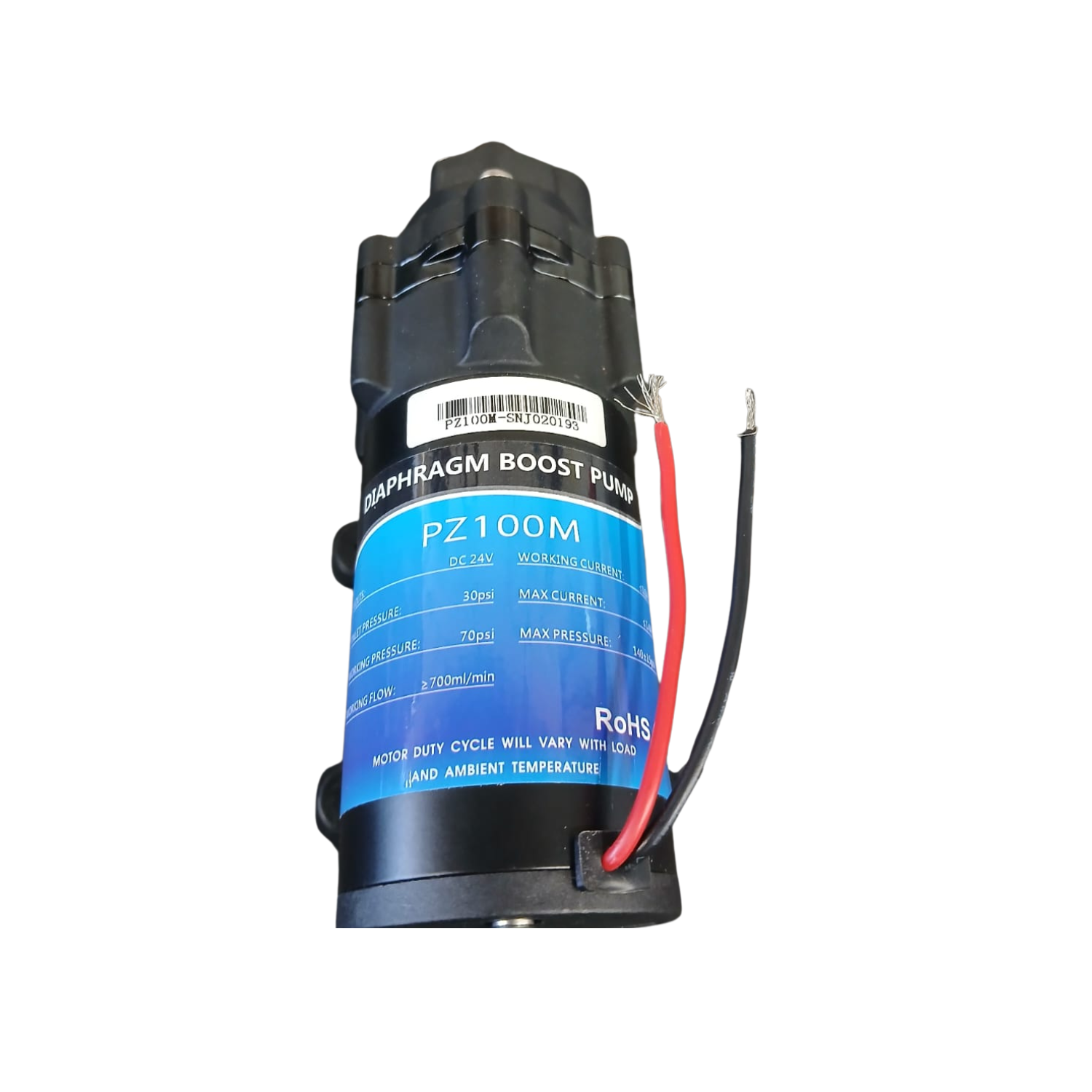 Bomba para filtro de agua con Osmosis Inversa de 3 etapas