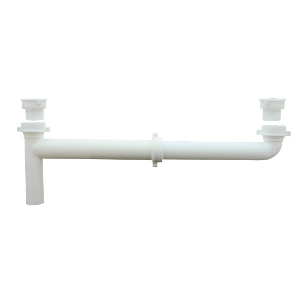 Desagüe doble de 1-1/2" x 16" para fregadores para trampas de drenaje tuberías
