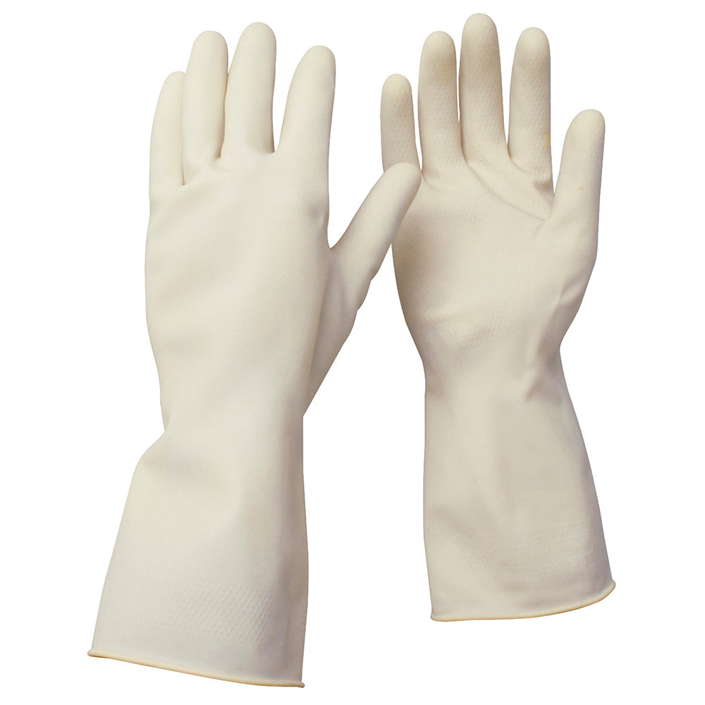 Guantes de látex uso en alimentos talla mediana Surtek
