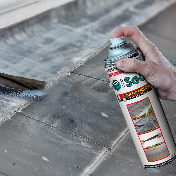 iSeal sellador bituminoso en spray, la solución a tus problemas de filtraciones y grietas