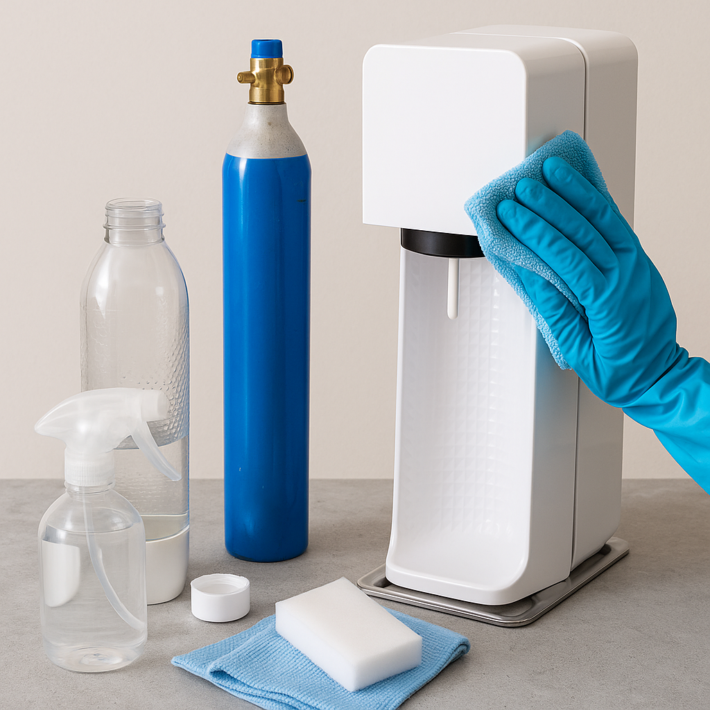 Guía de limpieza y mantenimiento de tu máquina estilo SodaStream