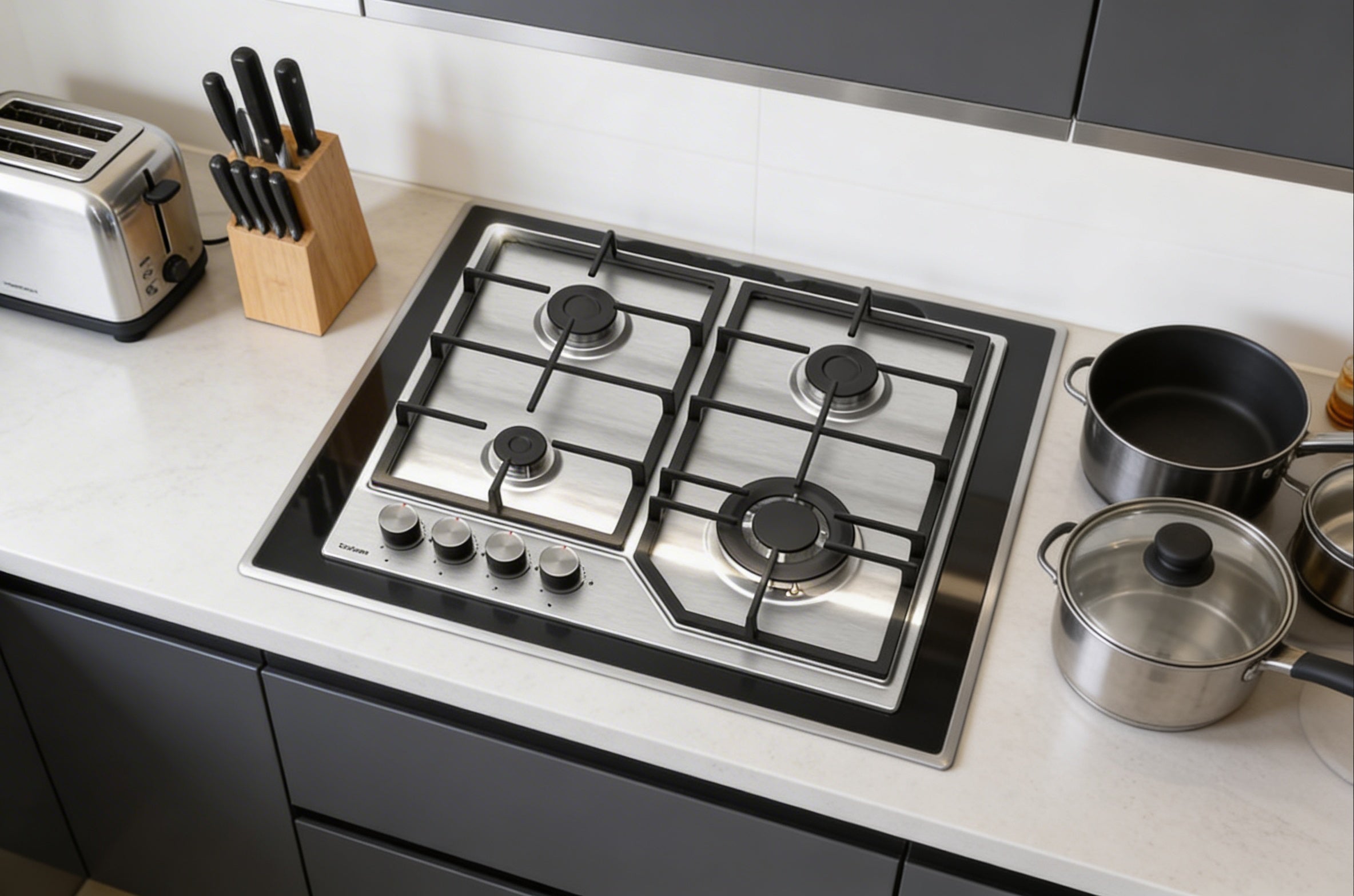 5 razones por las que una estufa empotrable mejora tu cocina