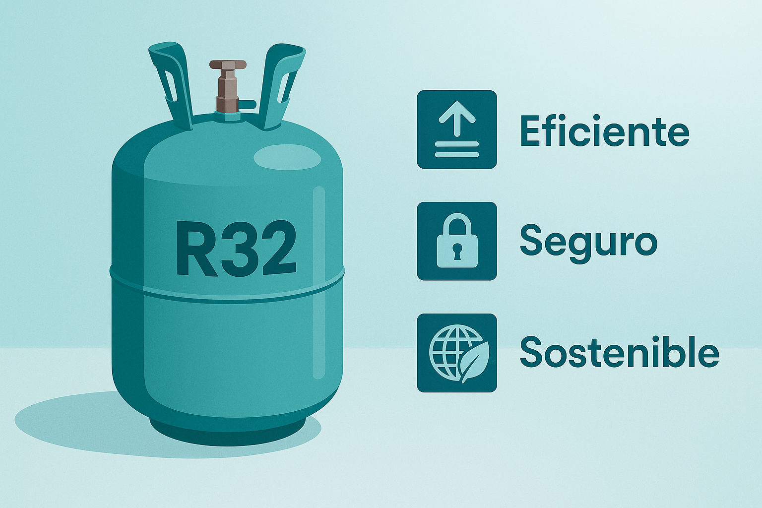 Gas refrigerante R32: características y ventajas para aires acondicion