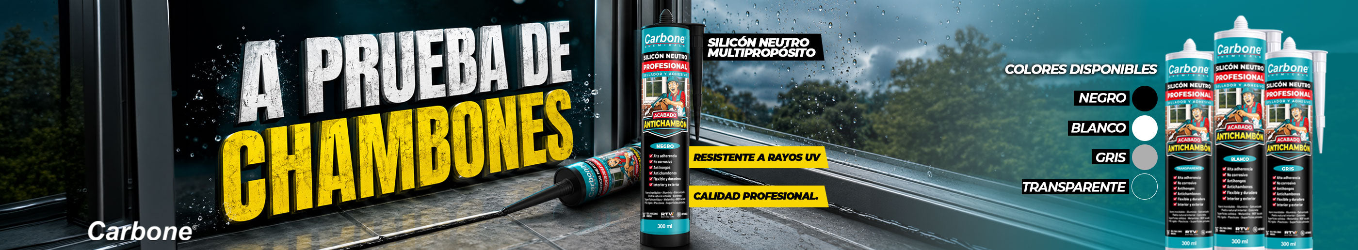 silicón neutro anti chambón