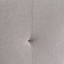 Camas fáciles de armar color Beige respaldar cabecera acolchado alto