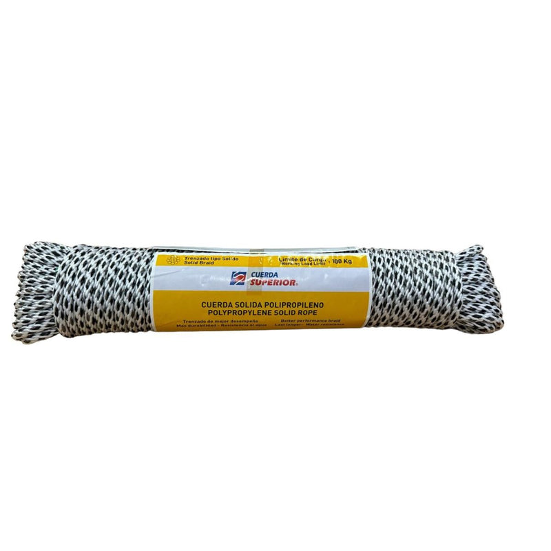 Cuerda Matizada 8mm x 20m Resistente a UV para Uso en Humedad Extrema y Exterior. Soga Mecate