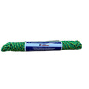 Cuerda Trenzada Diamante 8mm x 15m. Color Verde. Carga e intemperie. Soga para acampar Mecate para transporte.