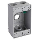 Caja Electrica Exterior 4"X2". 1 Entrada Con 4 Huecos De 3/4". Dimensiones 2" X 4-9/16" X 2-13/16"