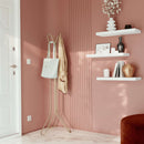 Repisas de pared 60 cm x 23.5 cm x 1 1/2" 38 mm espesor color Blanco