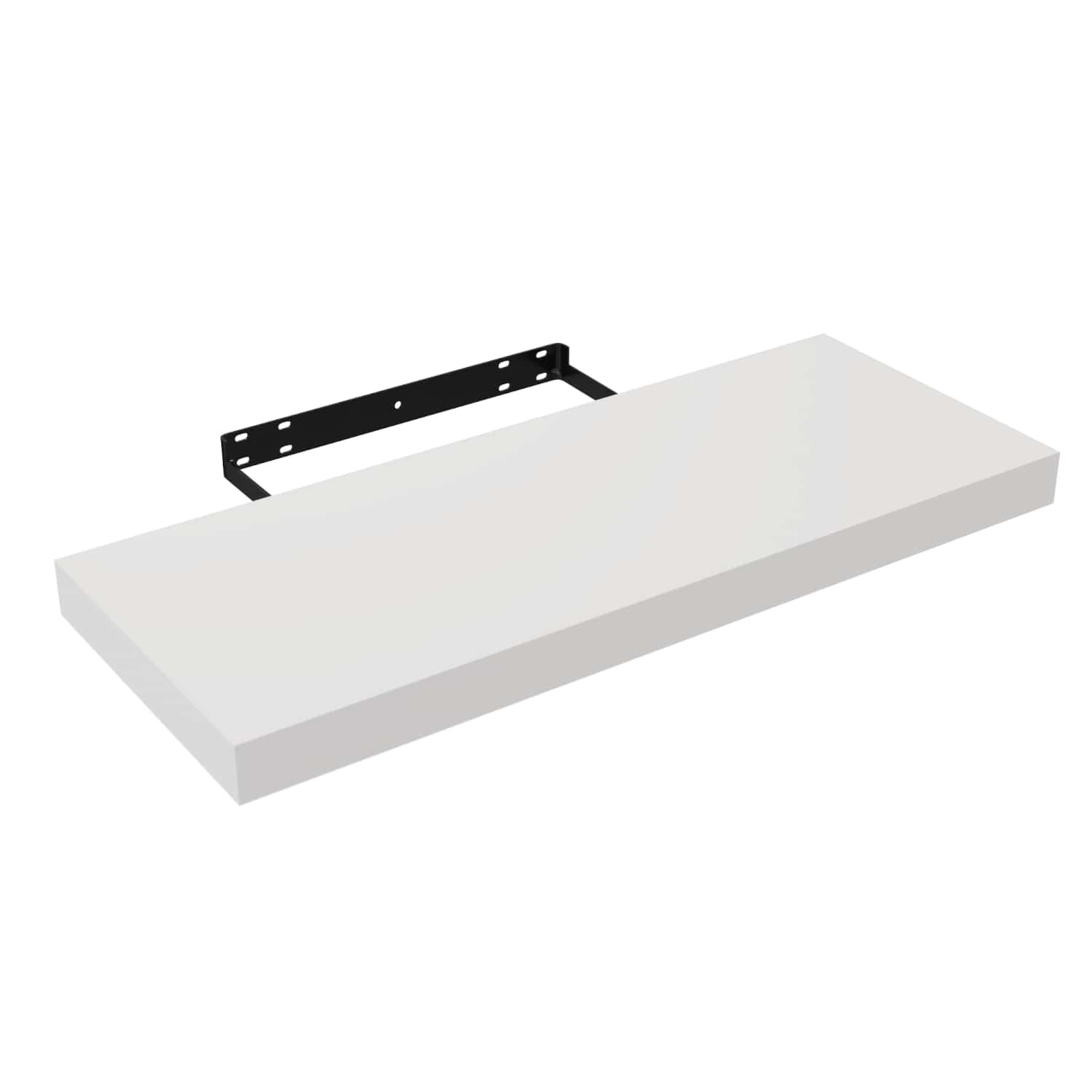 Repisas de pared 60 cm x 23.5 cm x 1 1/2" 38 mm espesor color Blanco