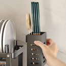 Escurridor de platos. Color negro. Seca vajillas de 2 niveles. 42.5 cm largo x 30 ancho por 23 cm alto