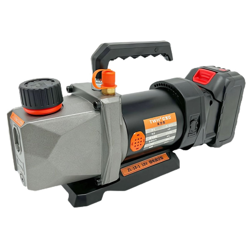 Bomba de Vacío Inalambrica Portátil de 1 Etapa con Batería de Litio - 2.5 CFM Herramienta De Recarga De Aire Acondicionado. Refrigeración. 20v