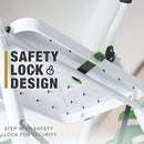 Escalera Plegable de 3 Peldaños con Pasamanos.