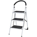 Escalera Plegable de 3 Peldaños con Pasamanos.