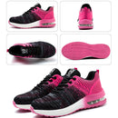 Botas Zapatillas De Seguridad con Punta De Acero. Color rosado y negro. Calzado de Trabajo Atlético. Anticlavos.