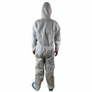 Trajes de seguridad. Overol de protección completa de cuerpo. Color Blanco Desechable con capucha.