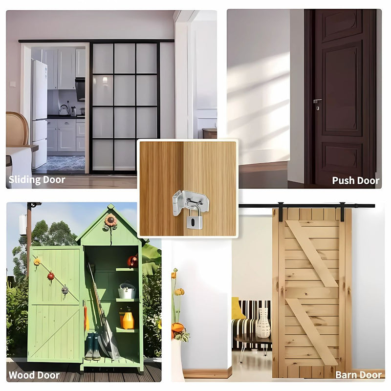 Aldaba Portacandado 5". Acero inoxidable. Con tornillos.