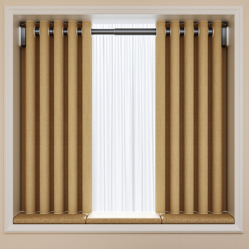 Barra ajustable para cortinas, closets y duchas de acero inoxidable. Palo extensible. Sin perforaciones. Se adapta a cualquier pared.