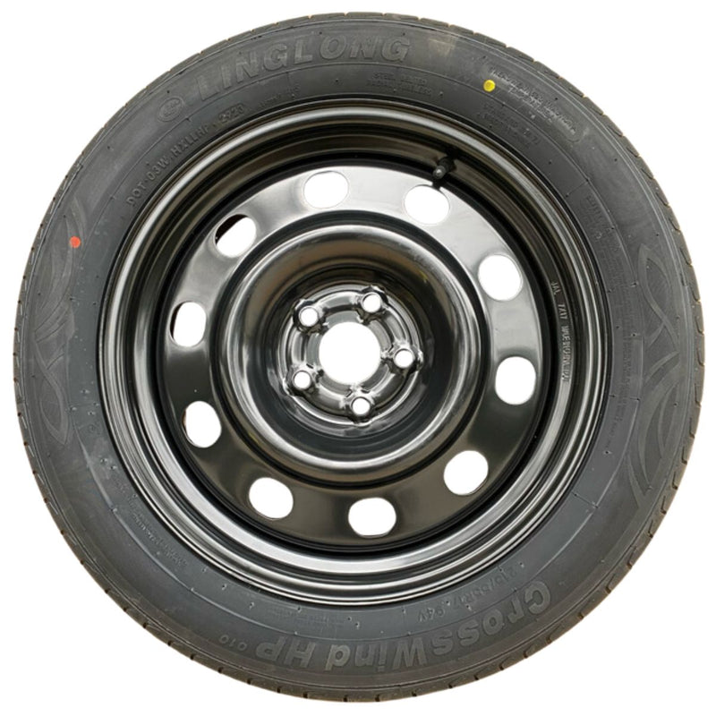 Llanta de repuesto con Gato y Herramientas para Cambio de neumatico. Para Rines de 17''. Kit Compacto y Portátil. Set.