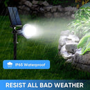 Foco lapara Solar para césped o pared 18LED. Lampara negra Con Panel Sol Integrado. Reflector Solar Para Jardín. Ilumina hasta 7 metros. (Luz blanca)