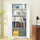 Estante metálico de 2 puertas y 5 tablillas. Armario de metal para almacenaje. Archivador archivos Ancho 850 mm x 1800 alto x 390mm