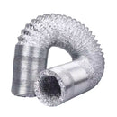 Ducto flexible de Aluminio para aire acondicionado 4" 100mm*1.5mts Resistente al desgaste.