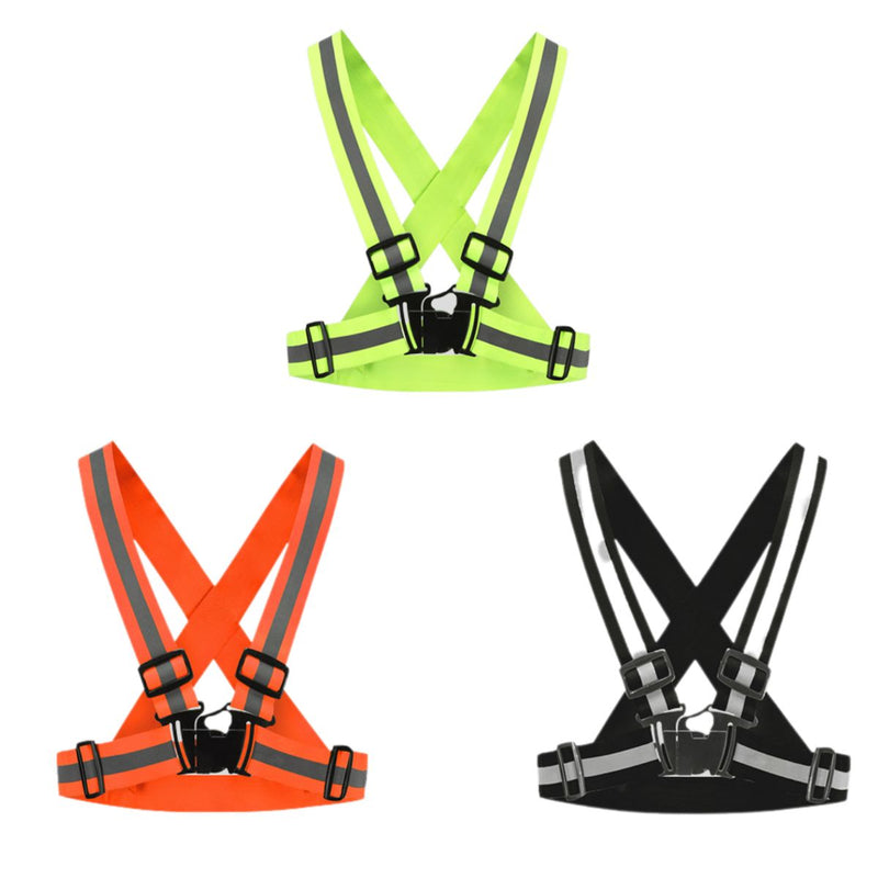 Arneses reflectivos. Chalecos de seguridad ajustables. (1 PCS)
