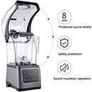 Licuadora de alta potencia 1.5L. De bajo ruido Máquina profesional de batidos y smoothies 2000W. Velocidad ajustable. Industrial bares
