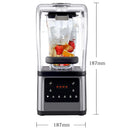 Licuadora de alta potencia 1.5L. De bajo ruido Máquina profesional de batidos y smoothies 2000W. Velocidad ajustable. Industrial bares
