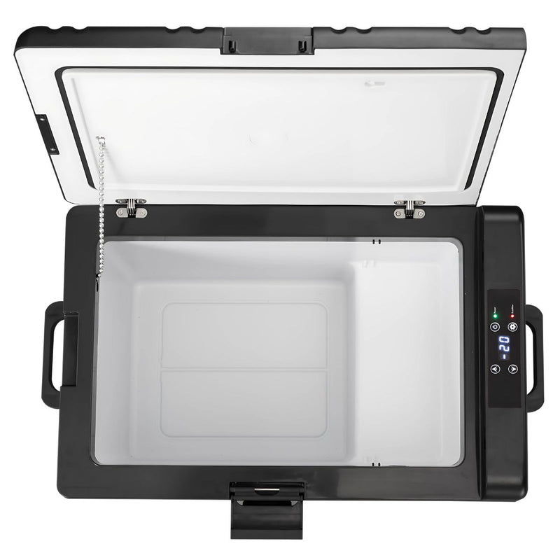 Nevera congelador Portátil 30L. Hielera para auto 12V/24V/220V. Refrigerador para carro o camping -20°C a 20°C.