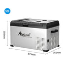 Nevera congelador Portátil 30L. Hielera para auto 12V/24V/220V. Refrigerador para carro o camping -20°C a 20°C.