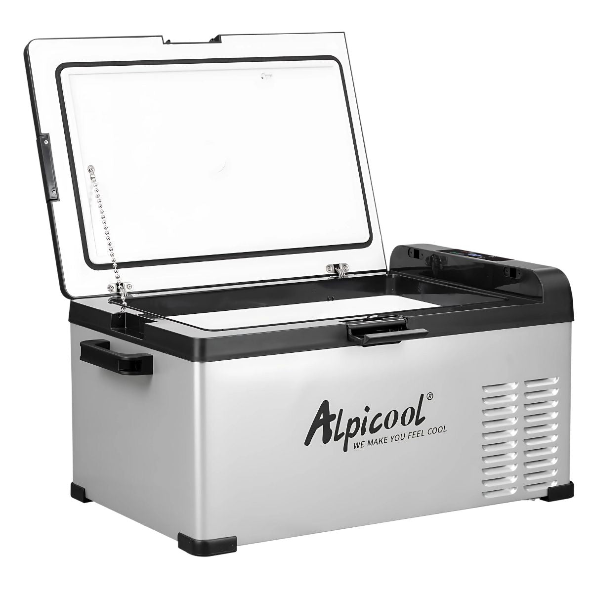 Nevera congelador Portátil 30L. Hielera para auto 12V/24V/220V. Refrigerador para carro o camping -20°C a 20°C.