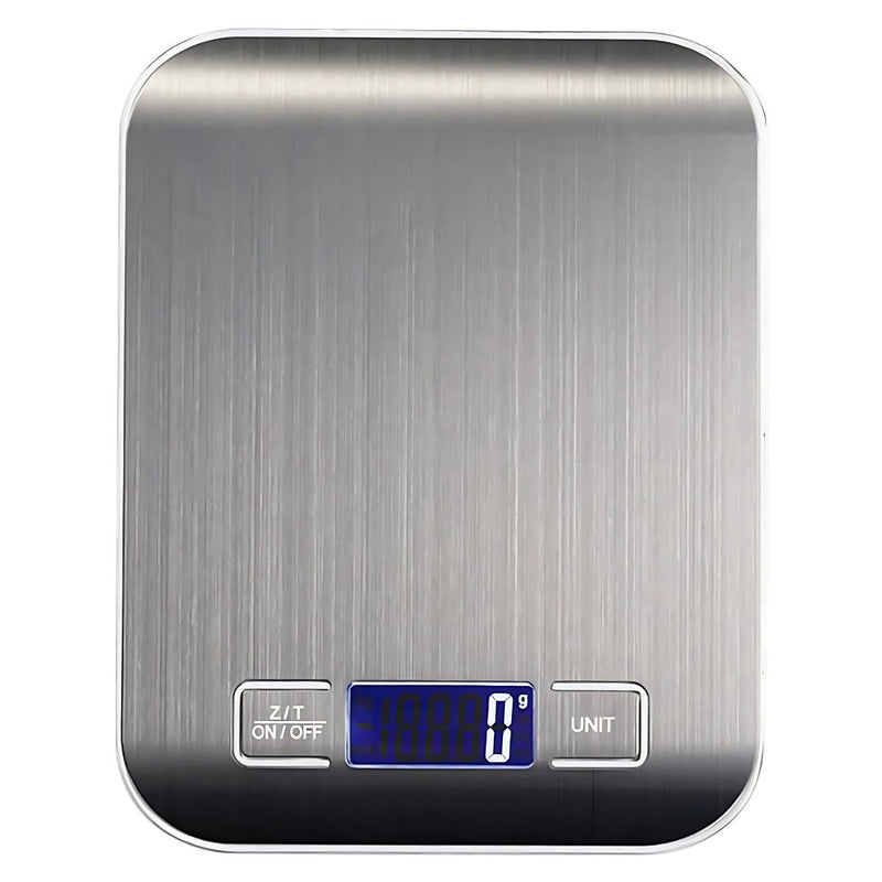 Báscula balanza de Cocina Digital 10KG Acero Inoxidable con Pantalla LCD. Pesa balanza para alimentos.