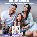 Cámara web 2K con Micrófono y Enfoque Manual. Webcam Ideal para Videoconferencias y Clases Online.