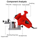 Afilador Eléctrico para Cadenas de Motosierras 110V. Incluye 2 Discos de Afilado.