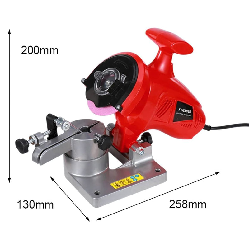 Afilador Eléctrico para Cadenas de Motosierras 110V. Incluye 2 Discos de Afilado.