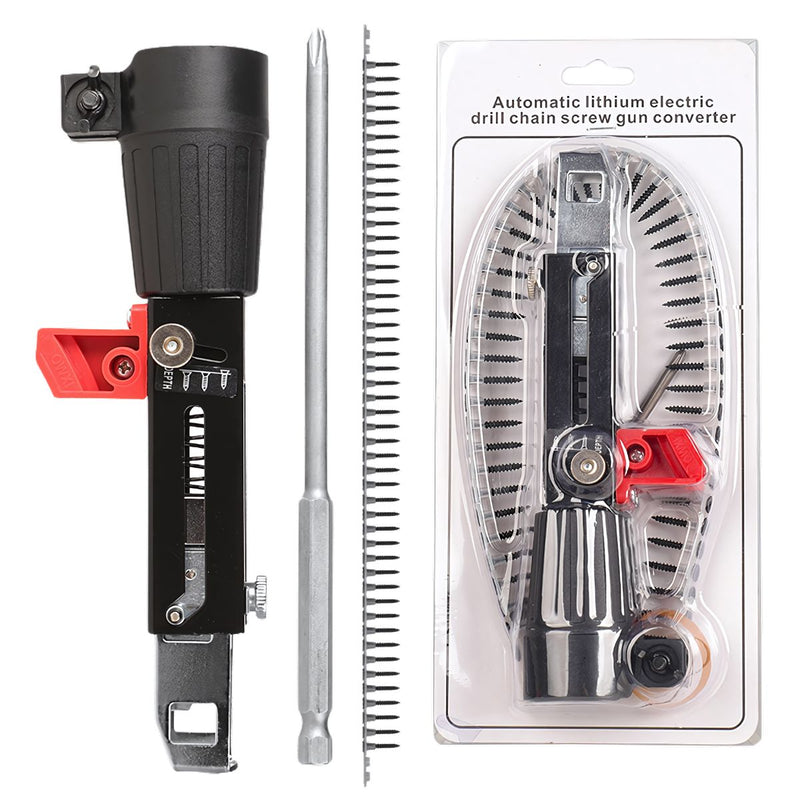 Pistola de Tornillo Eléctrica para Paneles de Yeso. Adaptador Automático para Taladro, Ajustable y Fácil de Usar. Automatica para cinta de tornillos