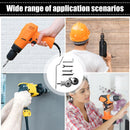 Cortador de laminas metalicas Chapa para Taladro Eléctrico. Tijeras de corte para placa de metal. (Set de 7 piezas)