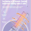 Cepillo Alisador de Cabello Inalámbrico. Peine portátil para alisar pelo. 3 temperaturas. Peine plancha