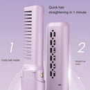 Cepillo Alisador de Cabello Inalámbrico. Peine portátil para alisar pelo. 3 temperaturas. Peine plancha