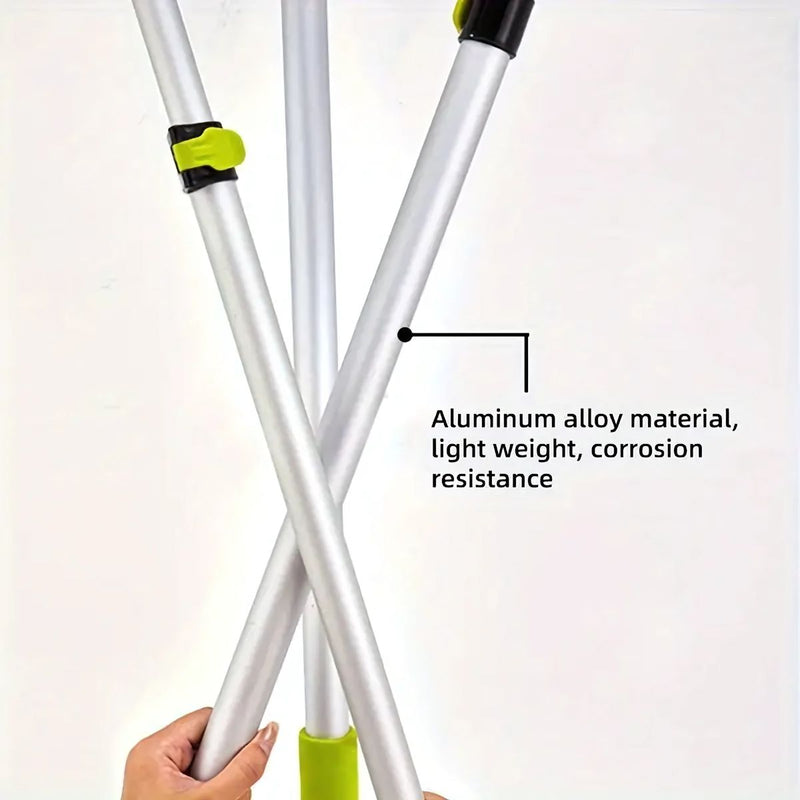 Palo de Extensión para pintar Metálico Ajustable (1.2m-4m) Barra Extensible Ligera y Resistente para Limpieza y pintura. Tubo telescópico.