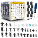 Clips De Retención A Presión Automóvil Remaches Plástico Sujetadores de carros (surtidos). Kit Set de 1000 piezas.